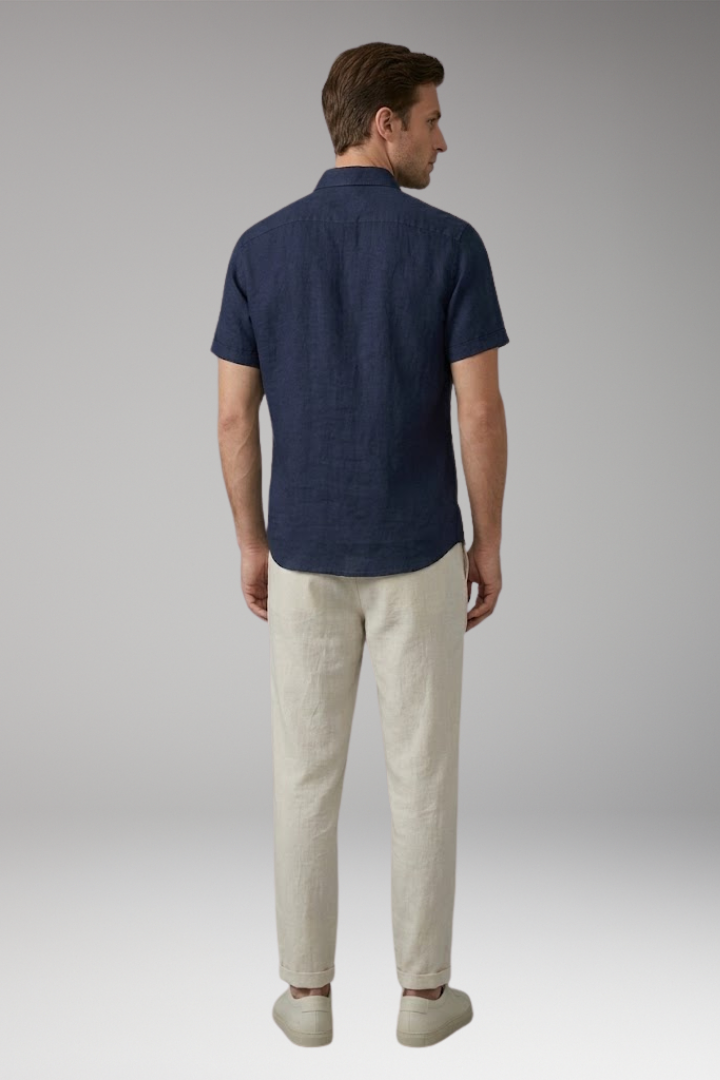 Men’s Two-Piece Set with Shirt and Trousers