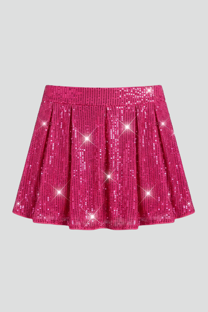 Women Party Sequined Shorts for Evening Holiday Special Occasion