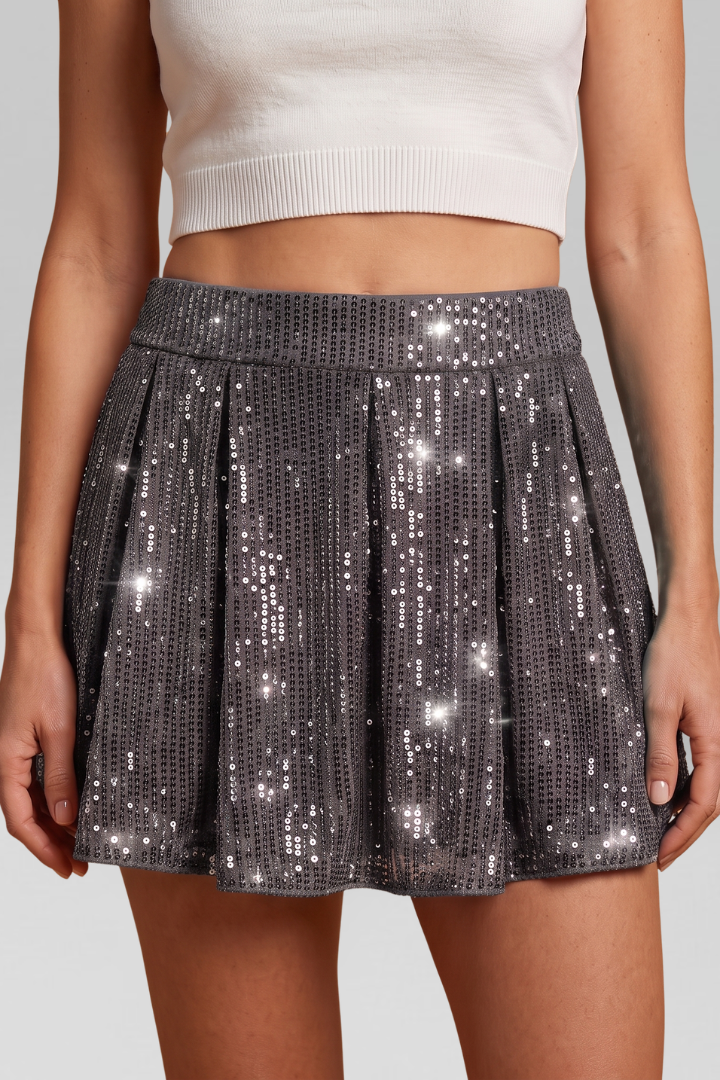 Women Party Sequined Shorts for Evening Holiday Special Occasion