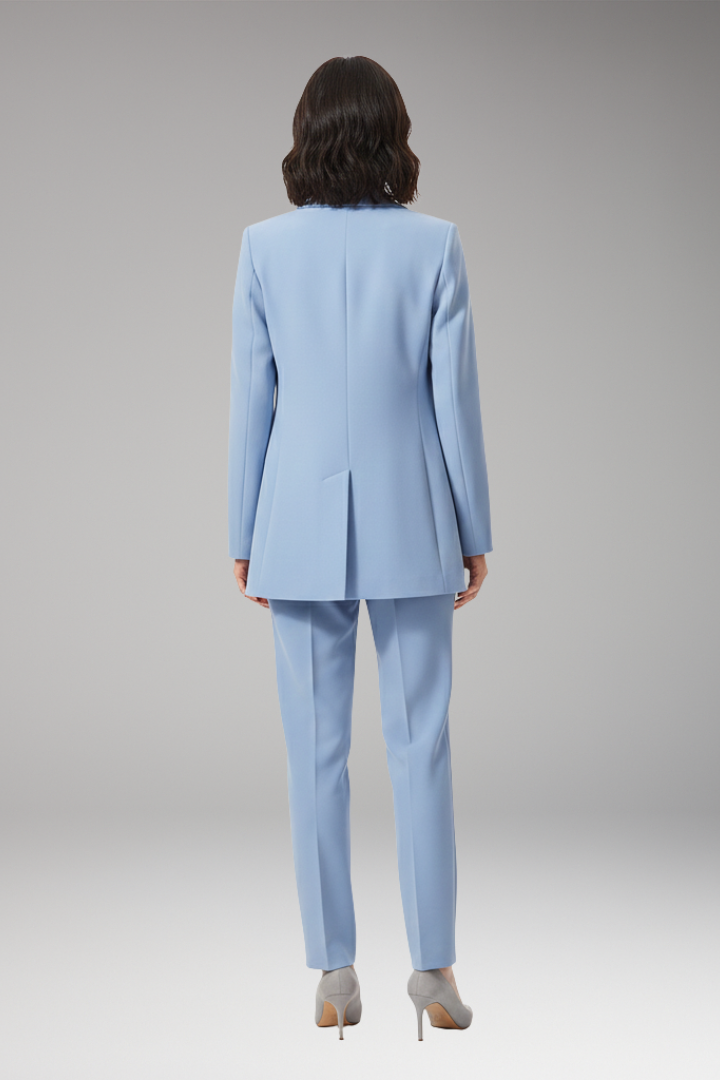 Women’s Suit Set with Blazer and Straight Trousers