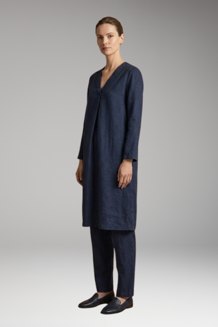 Women's Two-Piece Set with Short Sleeves and Wide Legs