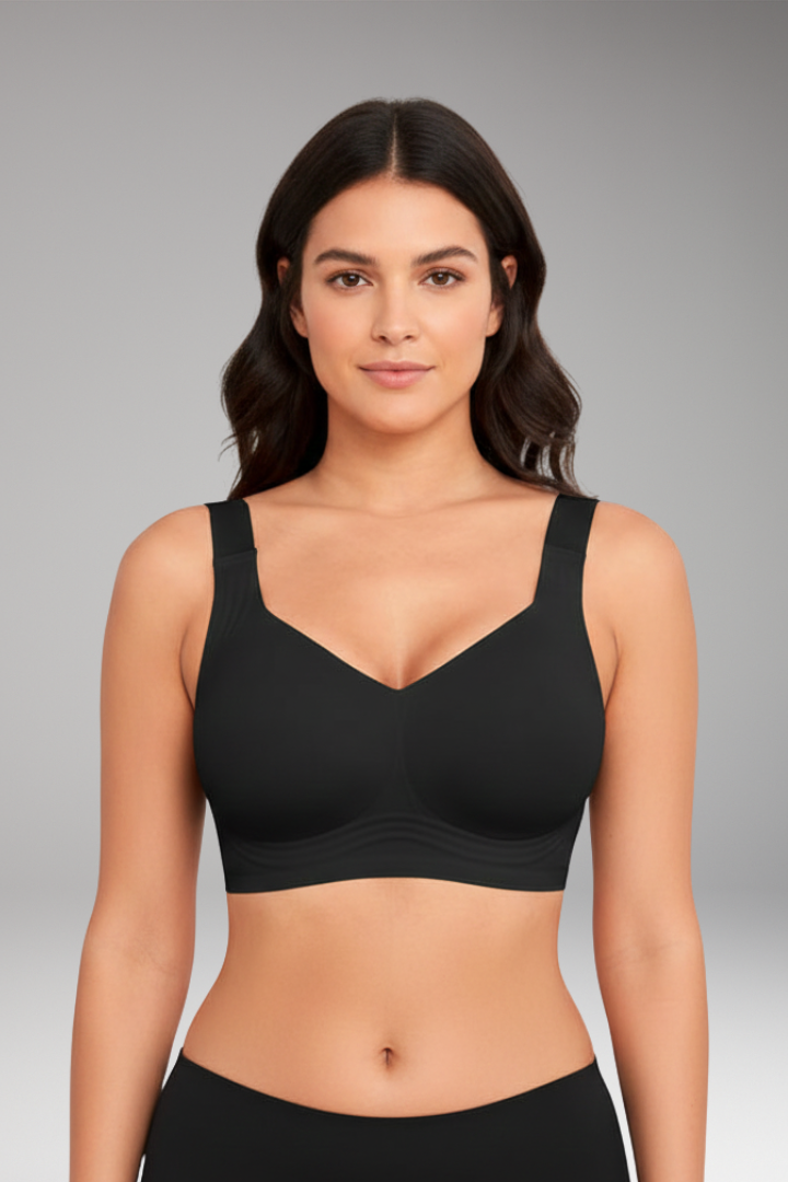 Women’s Bra with V-Neckline and Adjustable Straps