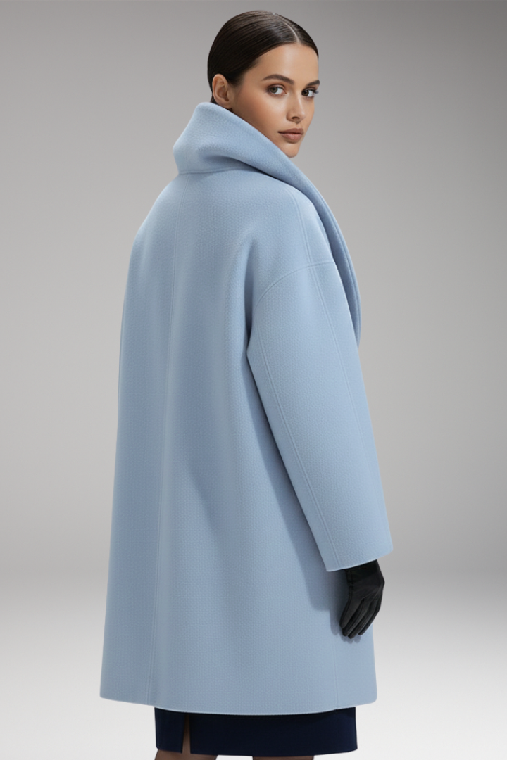 Women’s Winter Coat with Waist Belt and Full Inner Layer